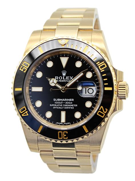 rolex 18k sapphier|Rolex submariner 18 ct yellow gold.